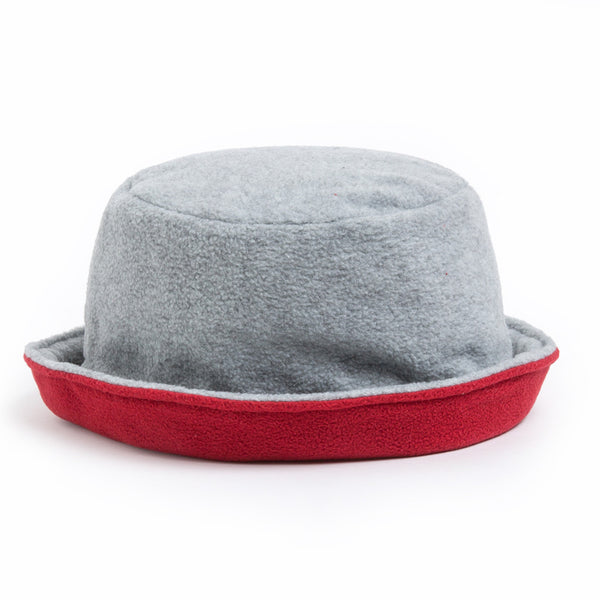Bucket Hat - red/light grey