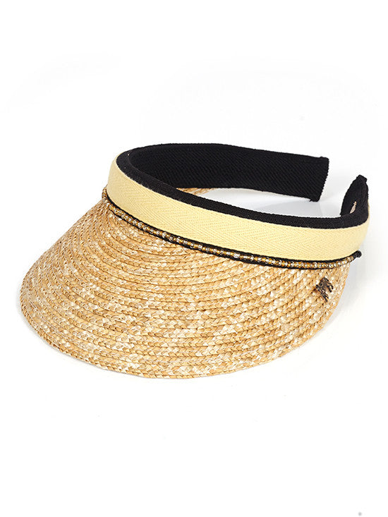 Lemon Straw Peak with Beads