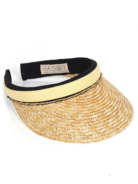 Lemon Straw Peak with Beads