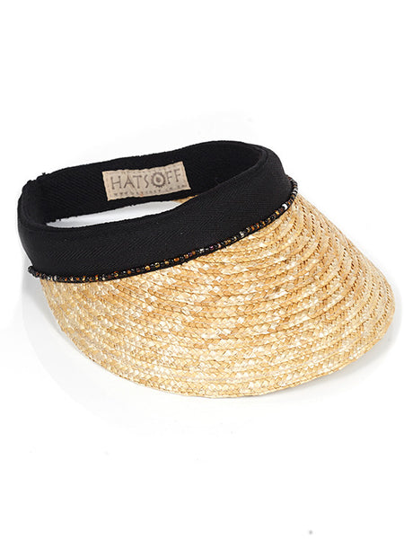 Black Straw Peak with Beads