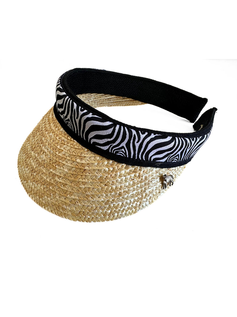 Zebra Print Straw Peak