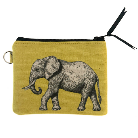 Coin purses - Yellow Elephant