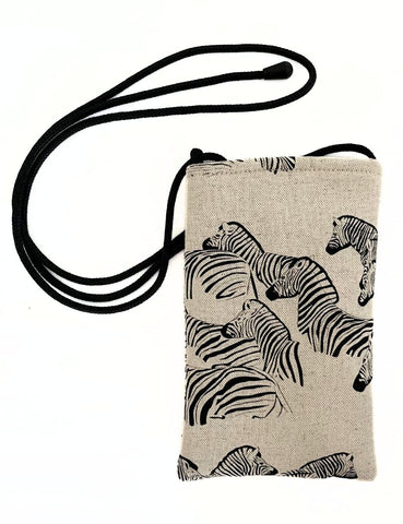 Neck Pouch  - Zebra