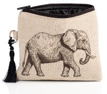 Coin purse - Natural Large Elephant