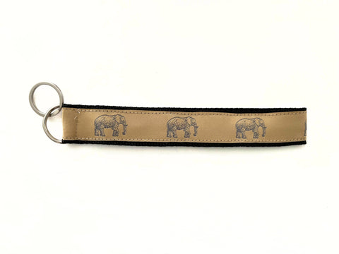 Wristlet Key Fob - Elephant