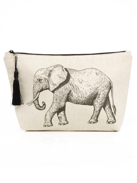Travel Bag - Natural with Black