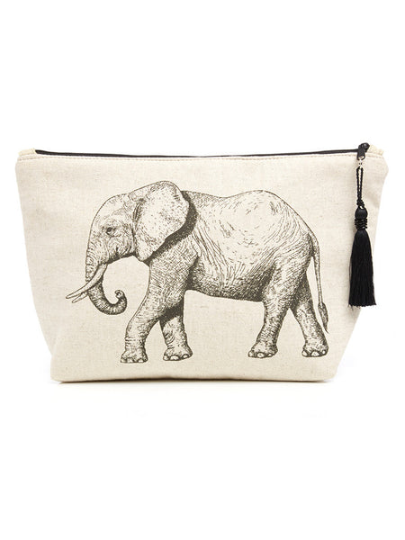 Travel Bag - Natural with Black