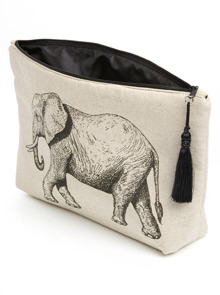 Travel Bag - Natural with Black
