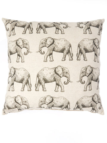 Quality elephant design cushion covers that will renew your living space.  Made in Cape Town South Africa