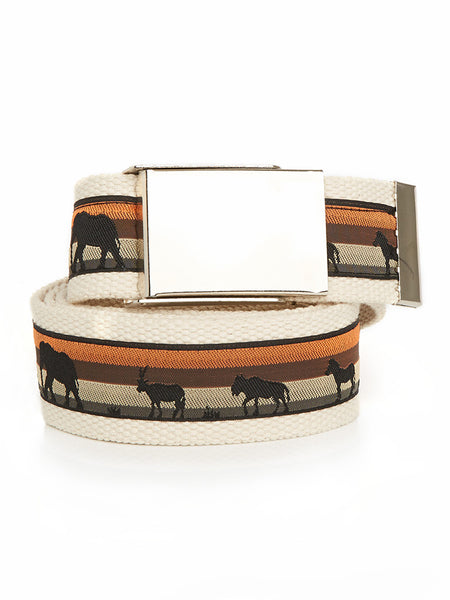 Buckle Belt Animal Silhouettes