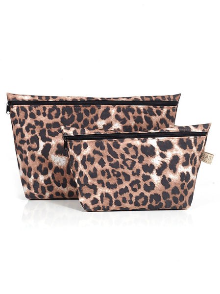 Toiletry Bag Set - Leopard Print