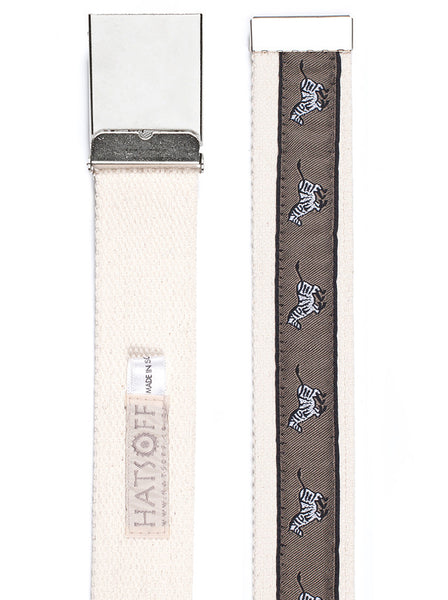 Buckle Belt Galloping Zebra