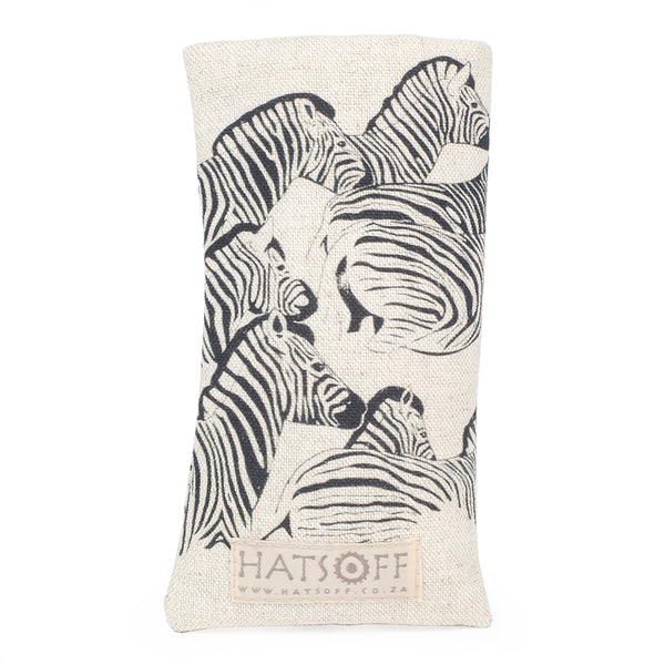Sunglasses Pouch - Zebra