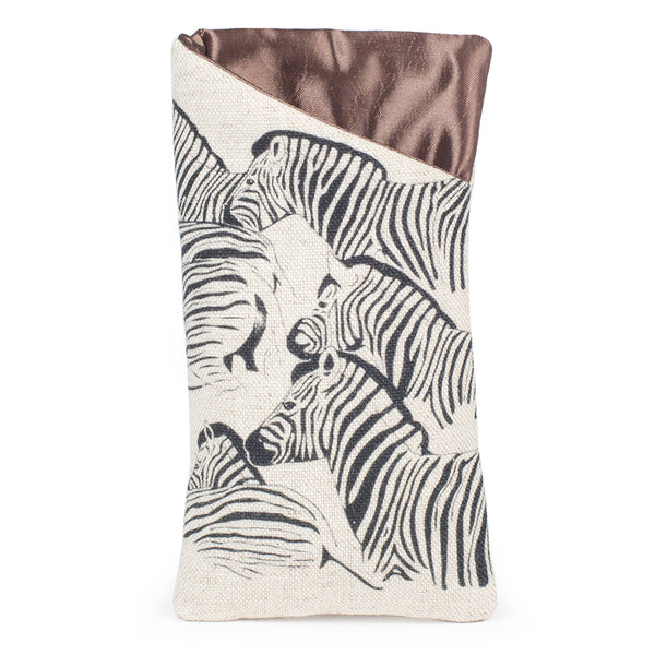 Sunglasses Pouch - Zebra